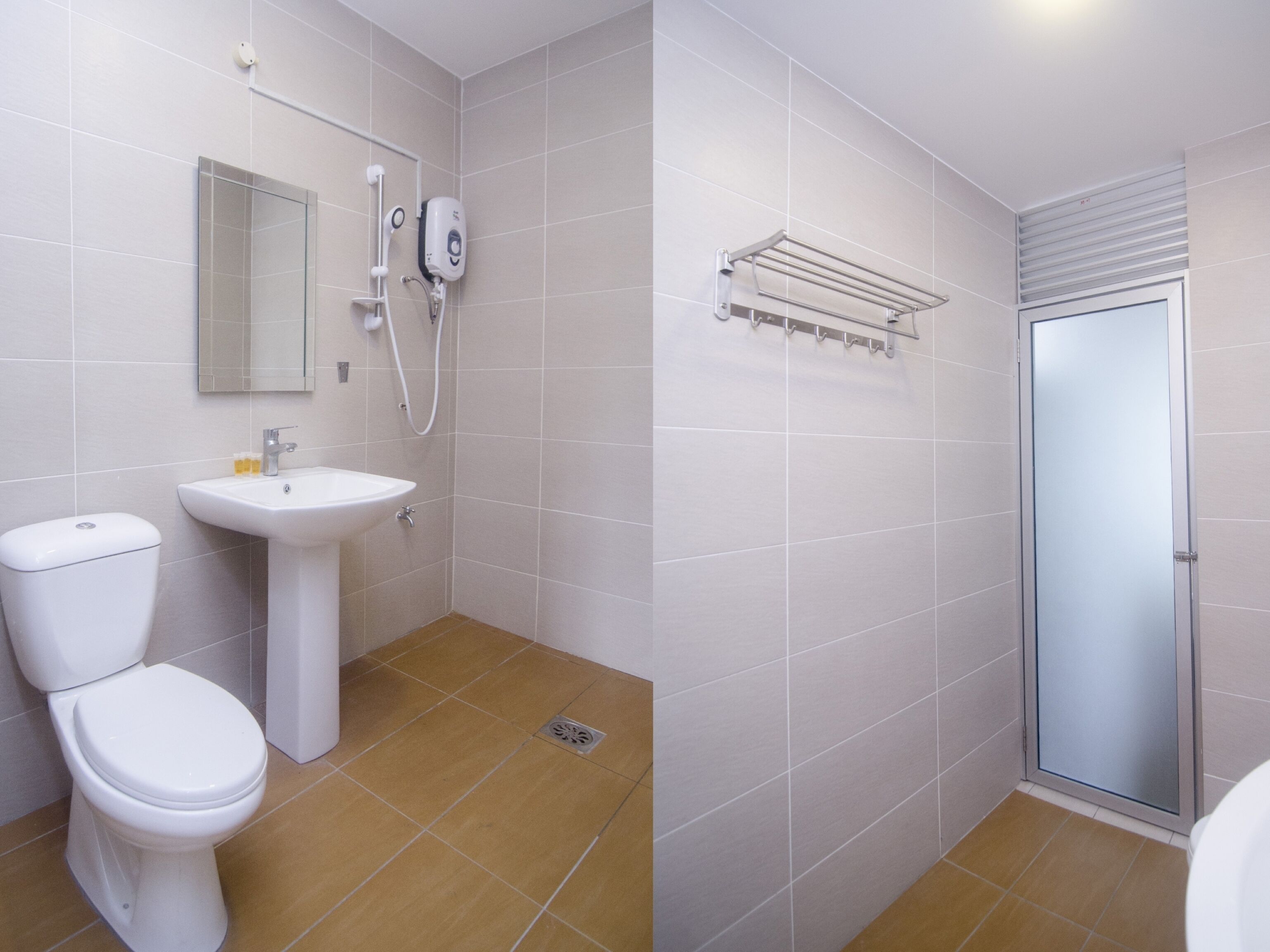 Suite Familiale | Salle de bain | Douche, bidet, serviettes fournies
