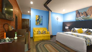 Suite Deluxe, baignoire, vue jardin | 1 chambre, literie de qualité supérieure