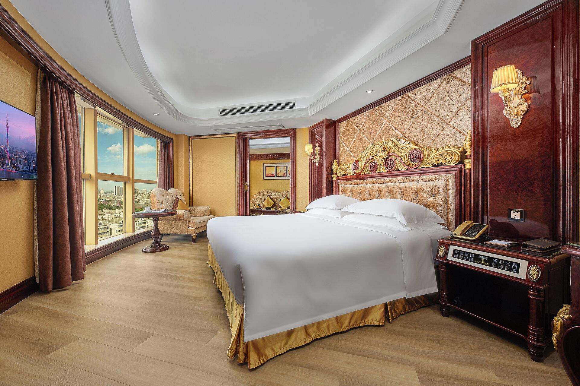 business suite | minibar, in-room safe, desk, blackout curtains