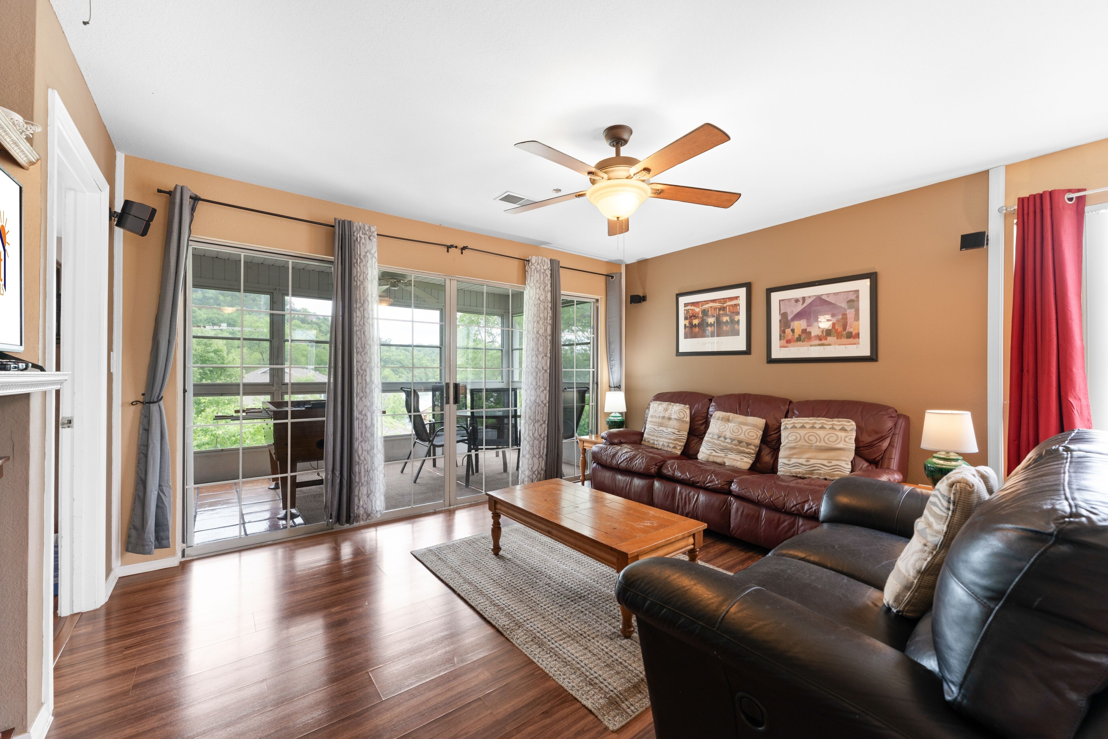 Condo, 2 Bedrooms | Living area | Smart TV, fireplace, DVD player