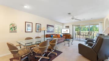 Condo, 2 Bedrooms | Living area | Smart TV, video-game console, DVD player