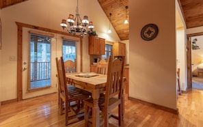 Cabin, 2 Bedrooms | Dining
