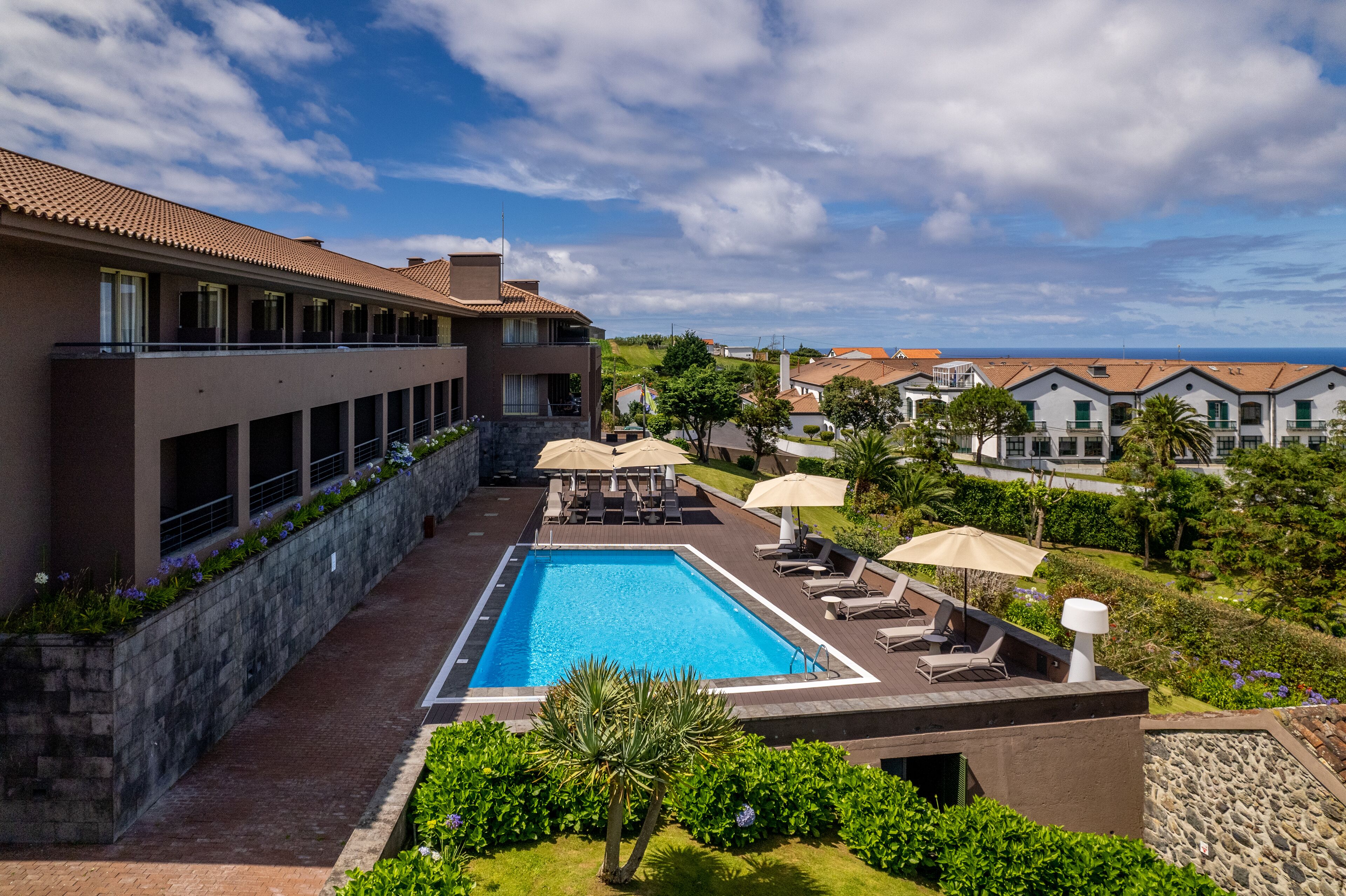 Majoituspaikan julkisivu