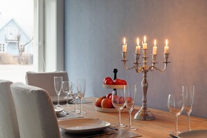 Family Apartment, 1 Bedroom, Garden view, Garden Area | Eigene Küche