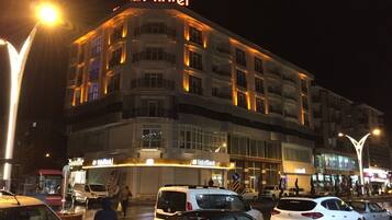 Front of property – evening/night