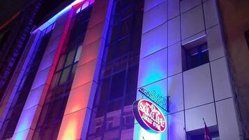 Overnatningsstedets facade