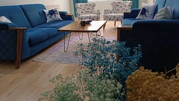 Apartment, 2 Bedrooms | Living area | Flat-screen TV