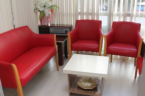 Sala de estar en el lobby