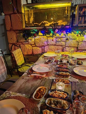 Lunch and dinner served, Turkish cuisine