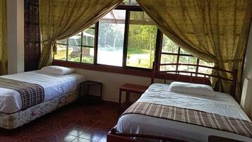 Desk, iron/ironing board, free WiFi, bed sheets