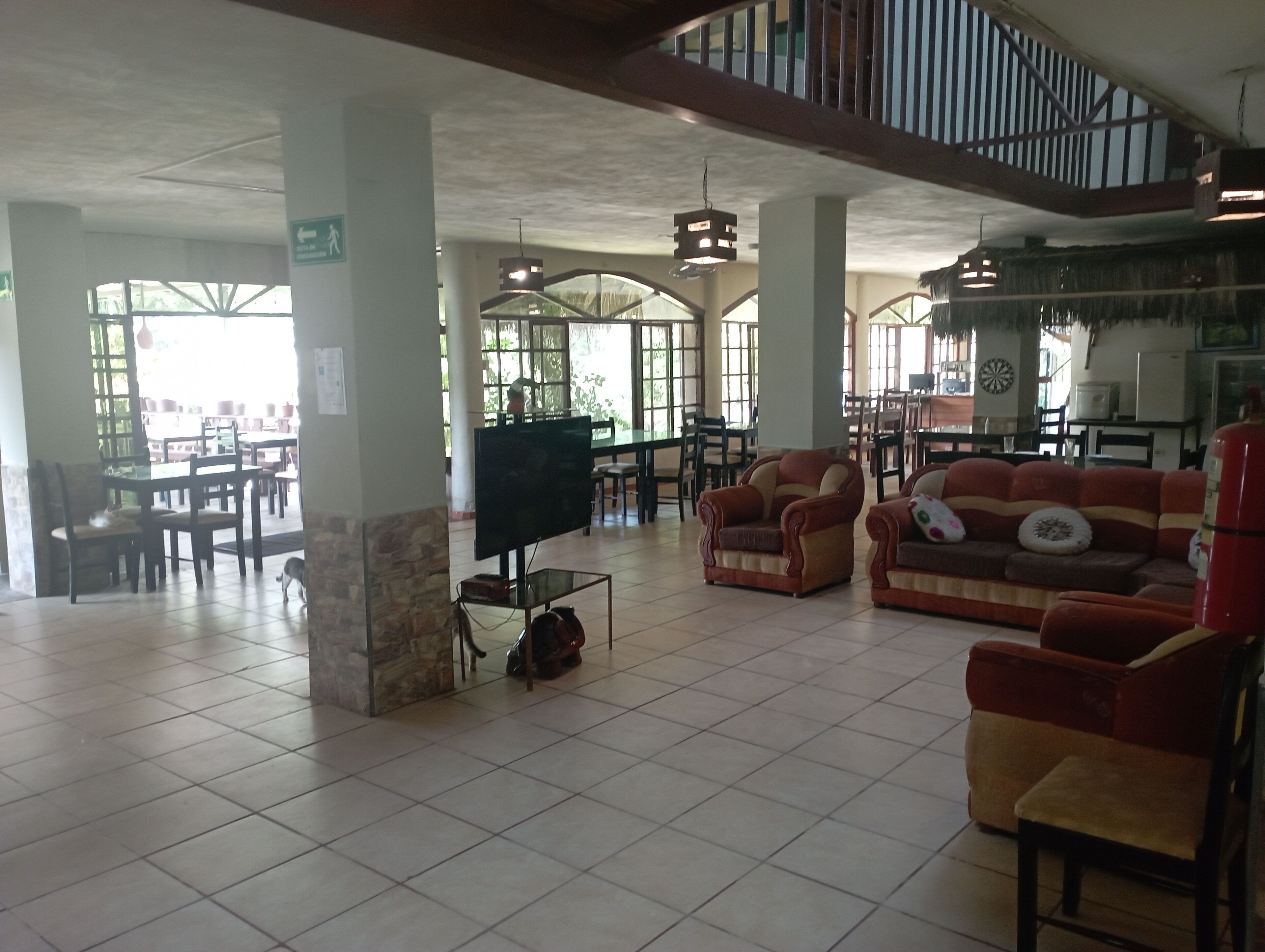 Sala de estar en el lobby