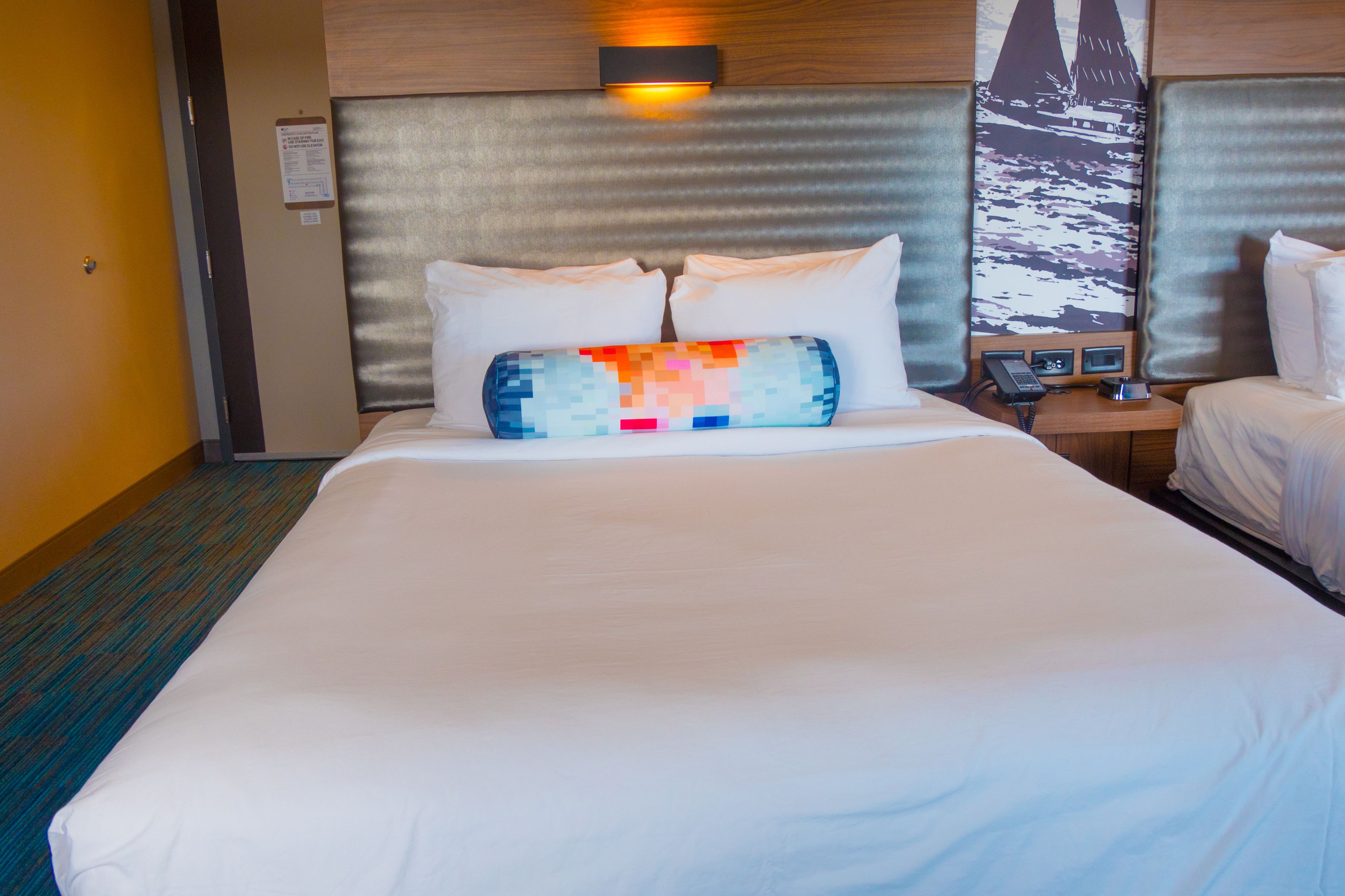 aloft, 2 queen beds | in-room safe, desk, iron/ironing board, free cots/infant beds