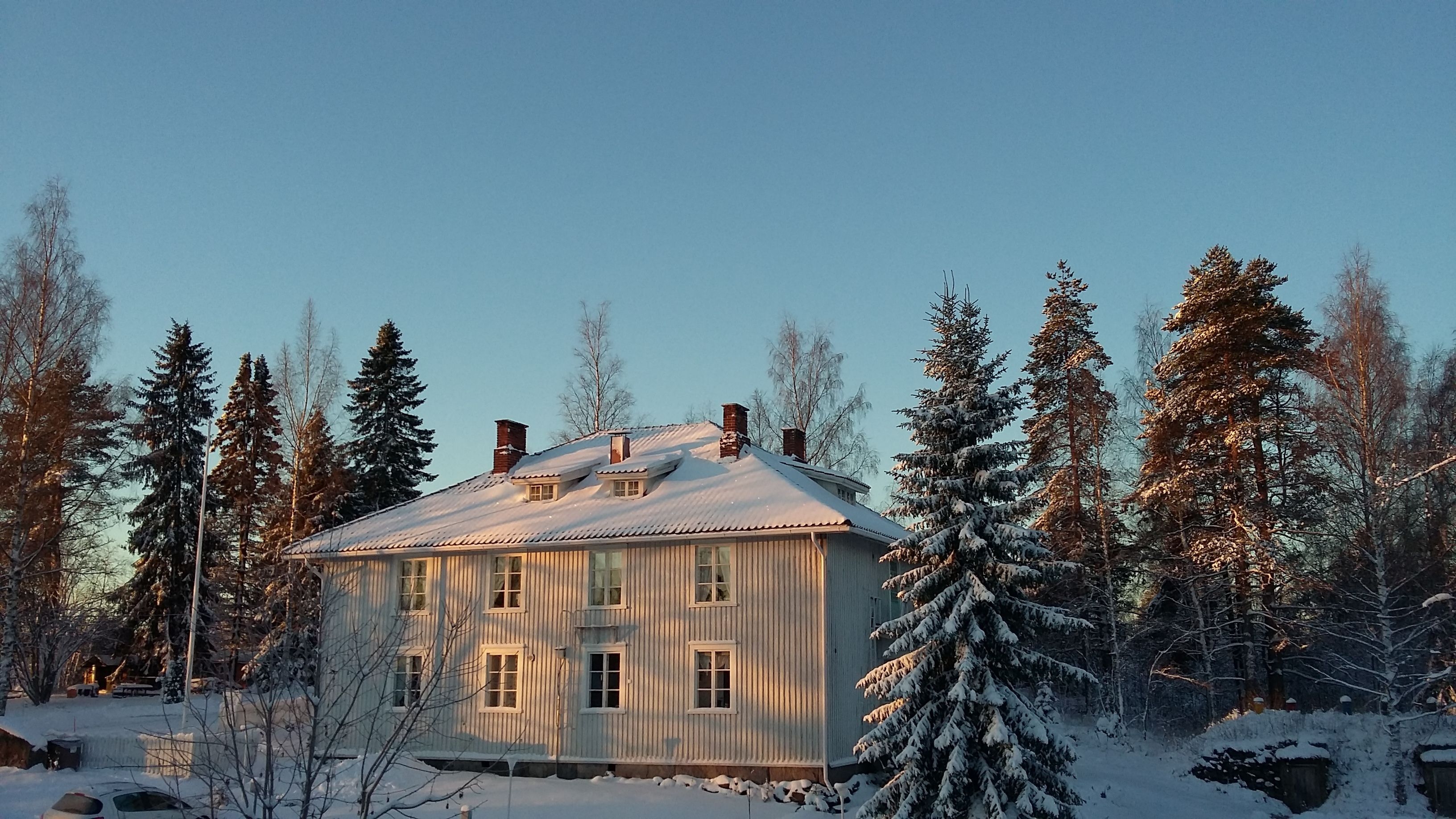 front of property – evening/night