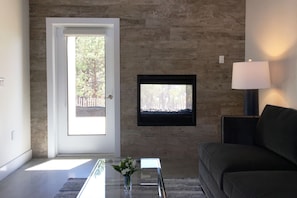 40-inch flat-screen TV with digital channels, TV, Netflix