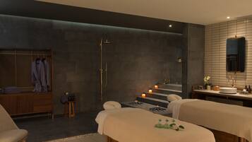 Salas de tratamientos para parejas, tratamientos corporales