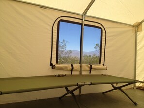 Telt – basic, flere senger | Utsikt fra rommet