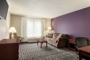 Premium bedding, down duvets, pillow-top beds, desk
