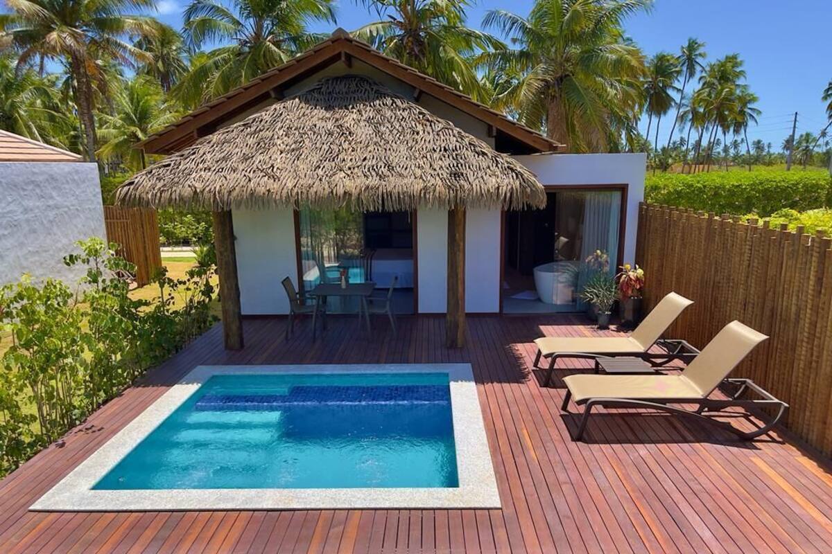 Bungalow Exclusive | Minibar, két bảo mật tại phòng, bàn, màn/rèm cản sáng 