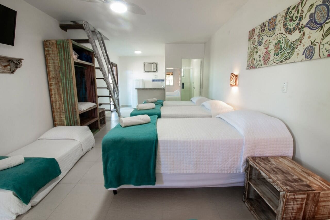 superior quadruple room | 1 bedroom, blackout curtains, iron/ironing board, bed sheets