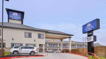 Majoituspaikan julkisivu