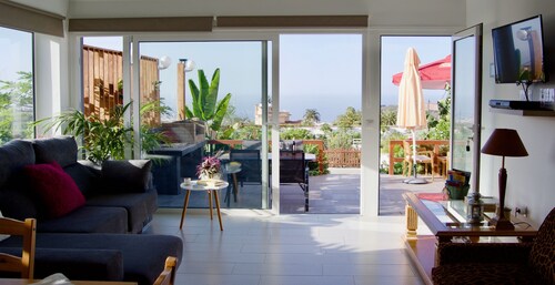 Loft in La Orotava mit kostenfreiem WLAN, Klimaanlage, großer Terrasse und Blick auf das Meer und das Tal