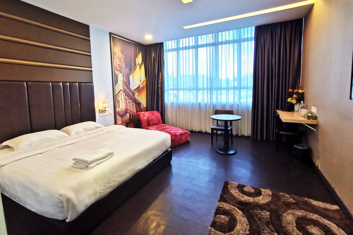 Deluxe Double Room, 1 Katil Raja (King) | Wi-fi percuma, cadar katil 