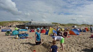 Beach nearby, sun-loungers