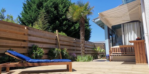 Hossegor Villa Les Surfeurs *** 5min rannat ja golfkentät 