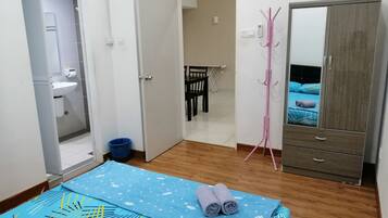 Apartment, 2 Bedrooms, Private Pool, City View | 2 bedrooms, minibar, blackout drapes, iron/ironing board