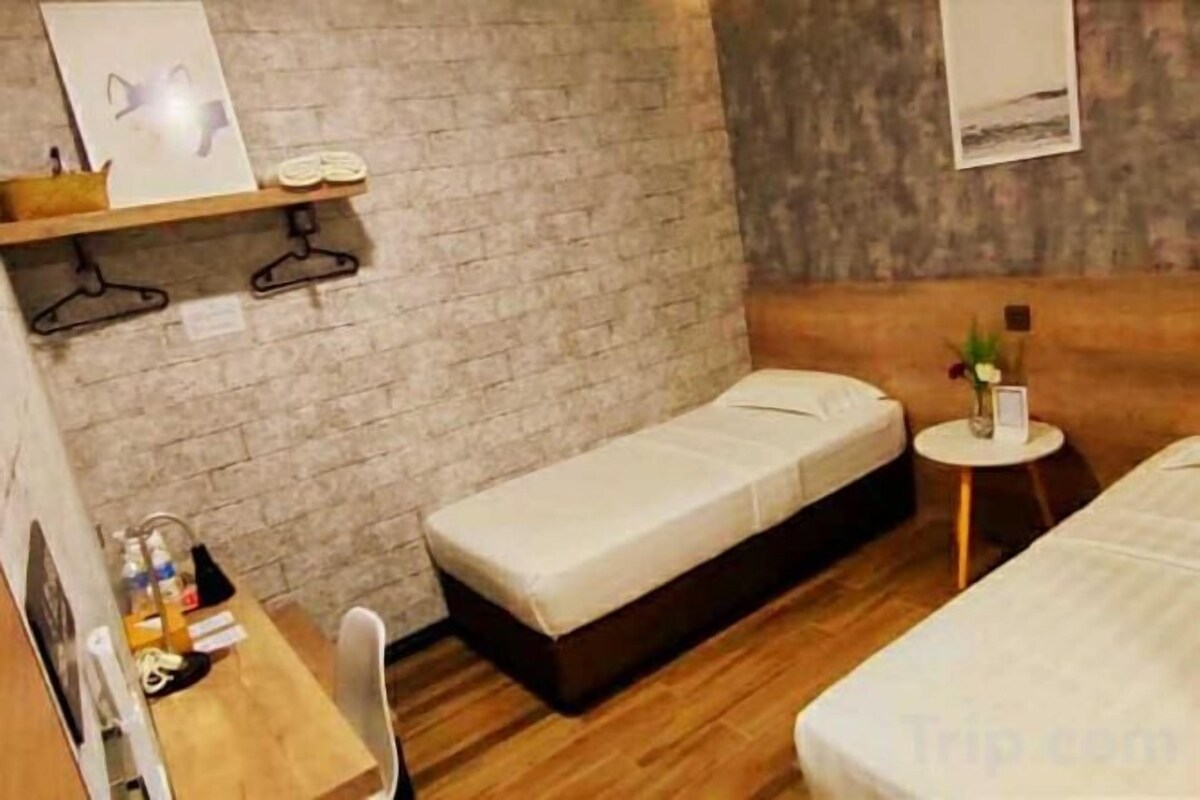 Desk, iron/ironing board (on request), WiFi (free)