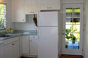 kitchen and front door