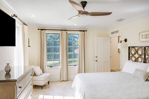 2 bedrooms, in-room safe, iron/ironing board, travel cot