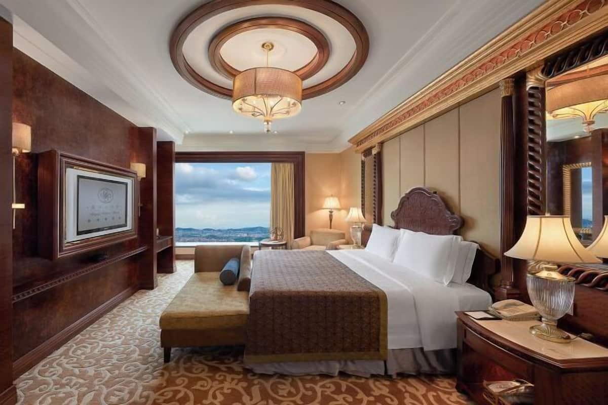 1 chambre, literie de qualité supérieure, couette en duvet d'oie