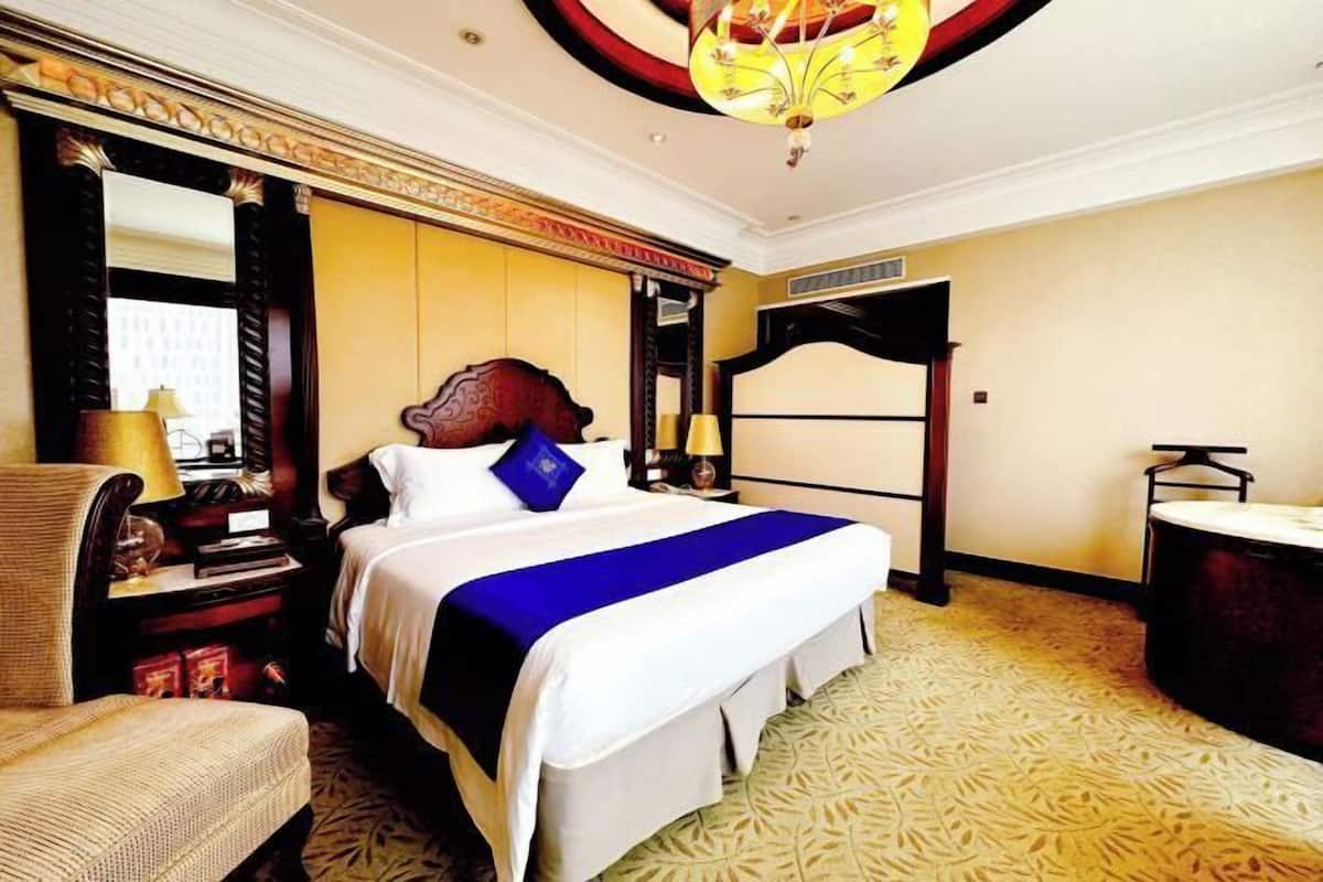 1 chambre, literie de qualité supérieure, couette en duvet d'oie