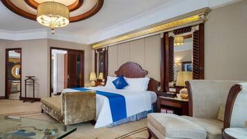 Habitación empresarial | 1 habitación, ropa de cama de alta calidad, edredón y minibar