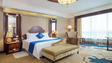 Business-rum | Sängtillbehör av högsta kvalitet, duntäcken och minibar