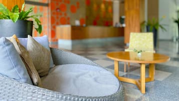 Sala de estar en el lobby
