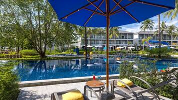 Habitación Deluxe, acceso a la piscina (Beach Wing) | Balcón