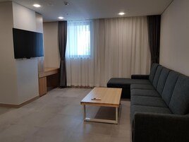 55-inch TV with cable channels