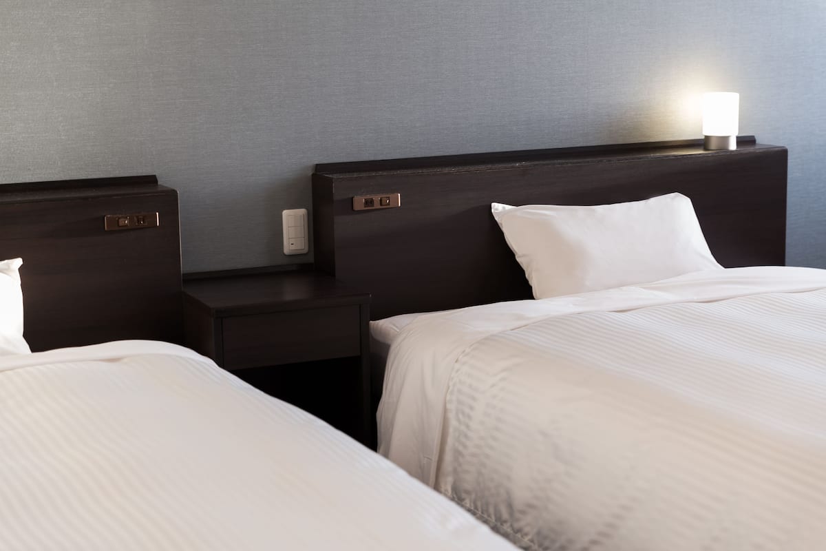 deluxe twin room, smoking | in-room safe, desk, free wifi, bed sheets