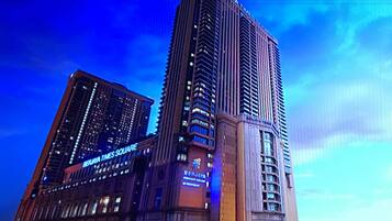 Front of property – evening/night