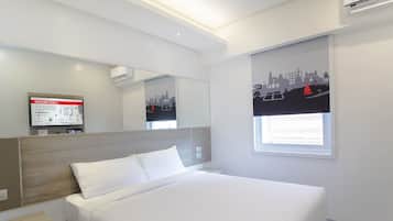 City Double Room | Premium bedding, in-room safe, desk, laptop workspace