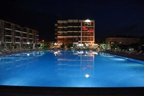 Front of property – evening/night