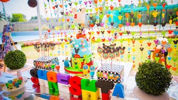 Área para fiestas de cumpleaños
