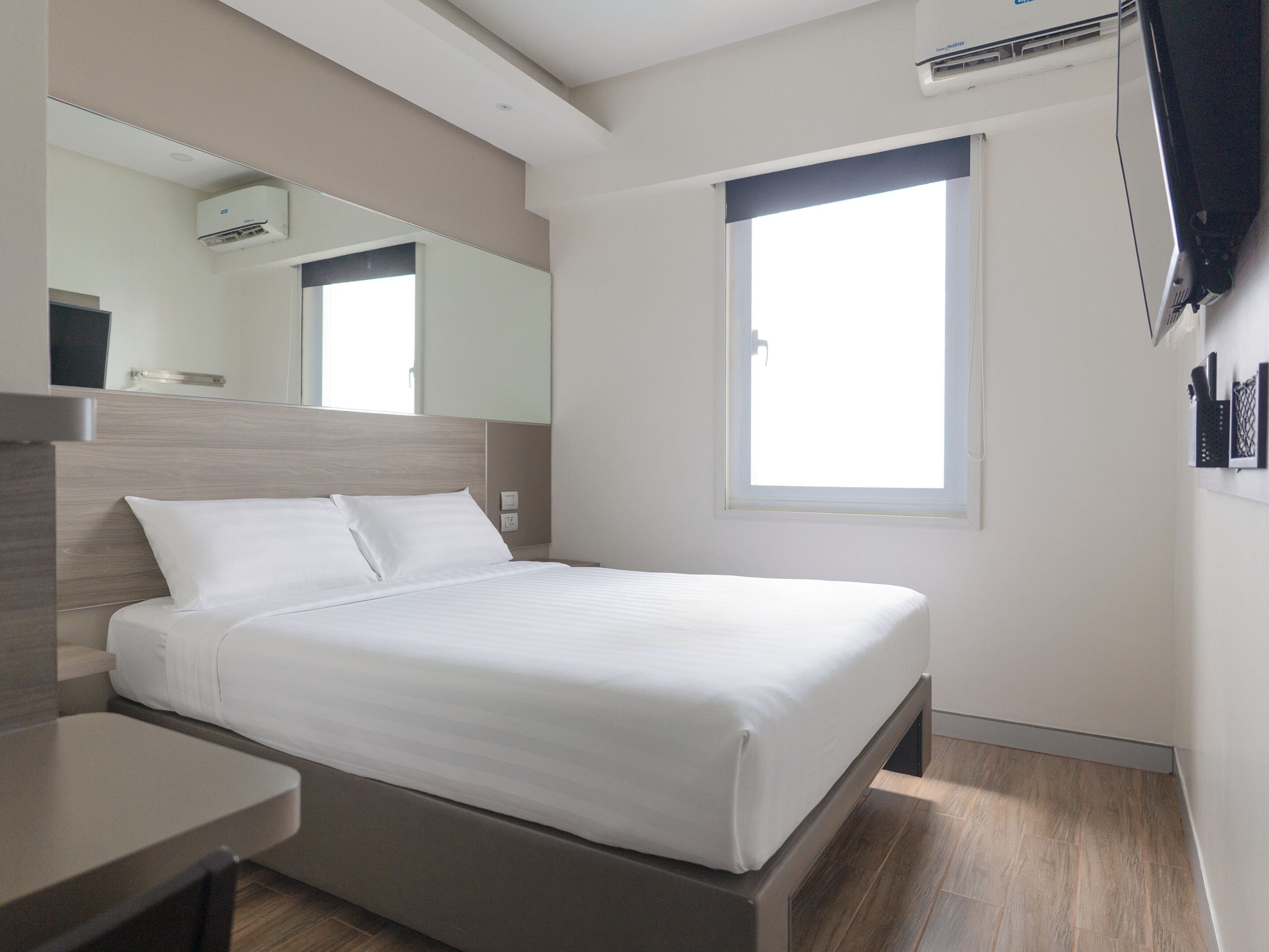 City Double Room | Premium bedding, in-room safe, desk, laptop workspace