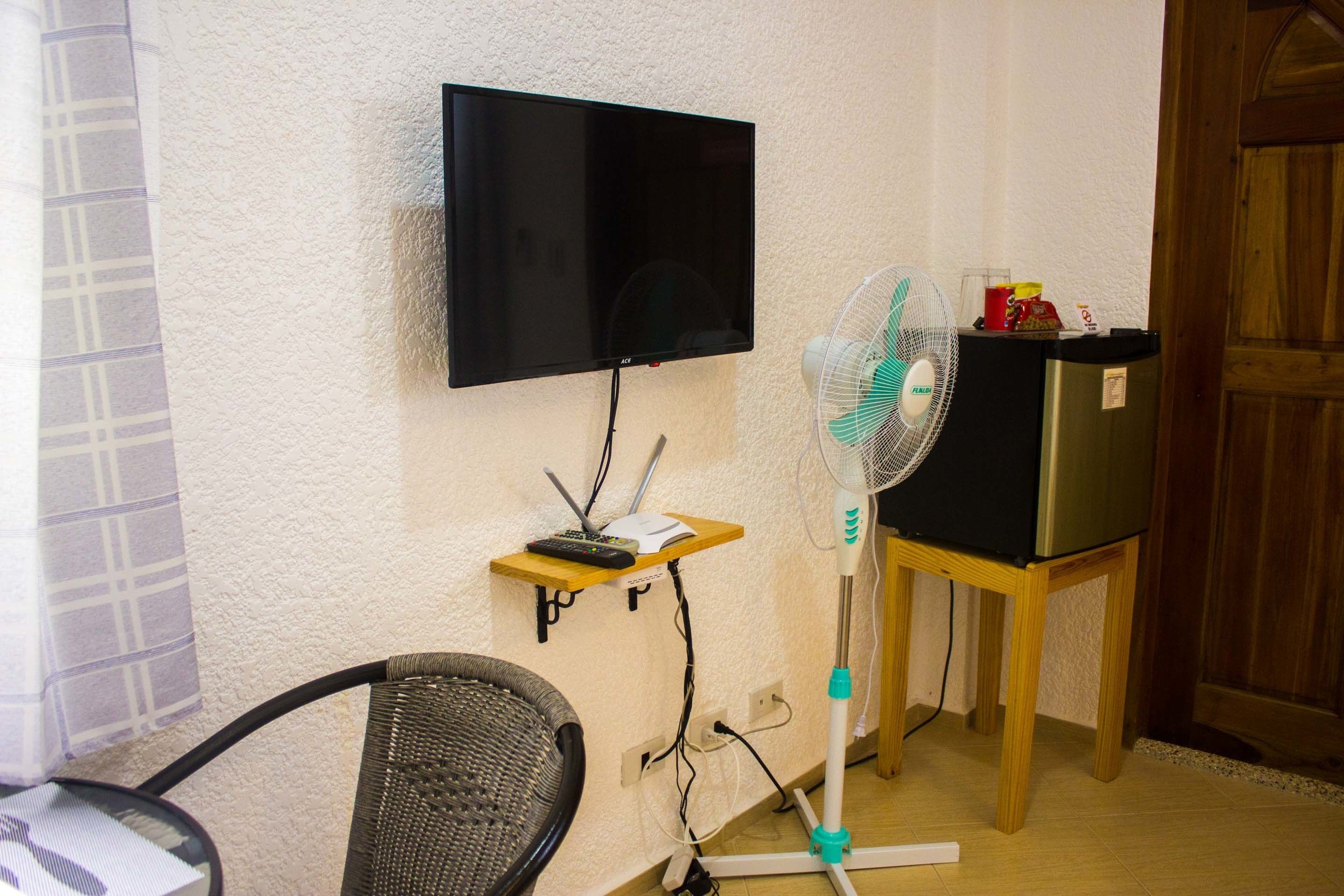 double room with balcony | mini fridge