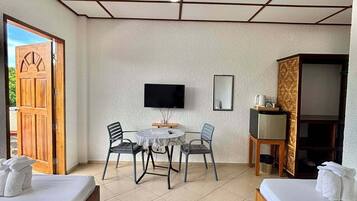 Twin Room with Balcony | In-room safe, desk, free WiFi, bed sheets