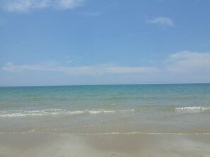 On the beach