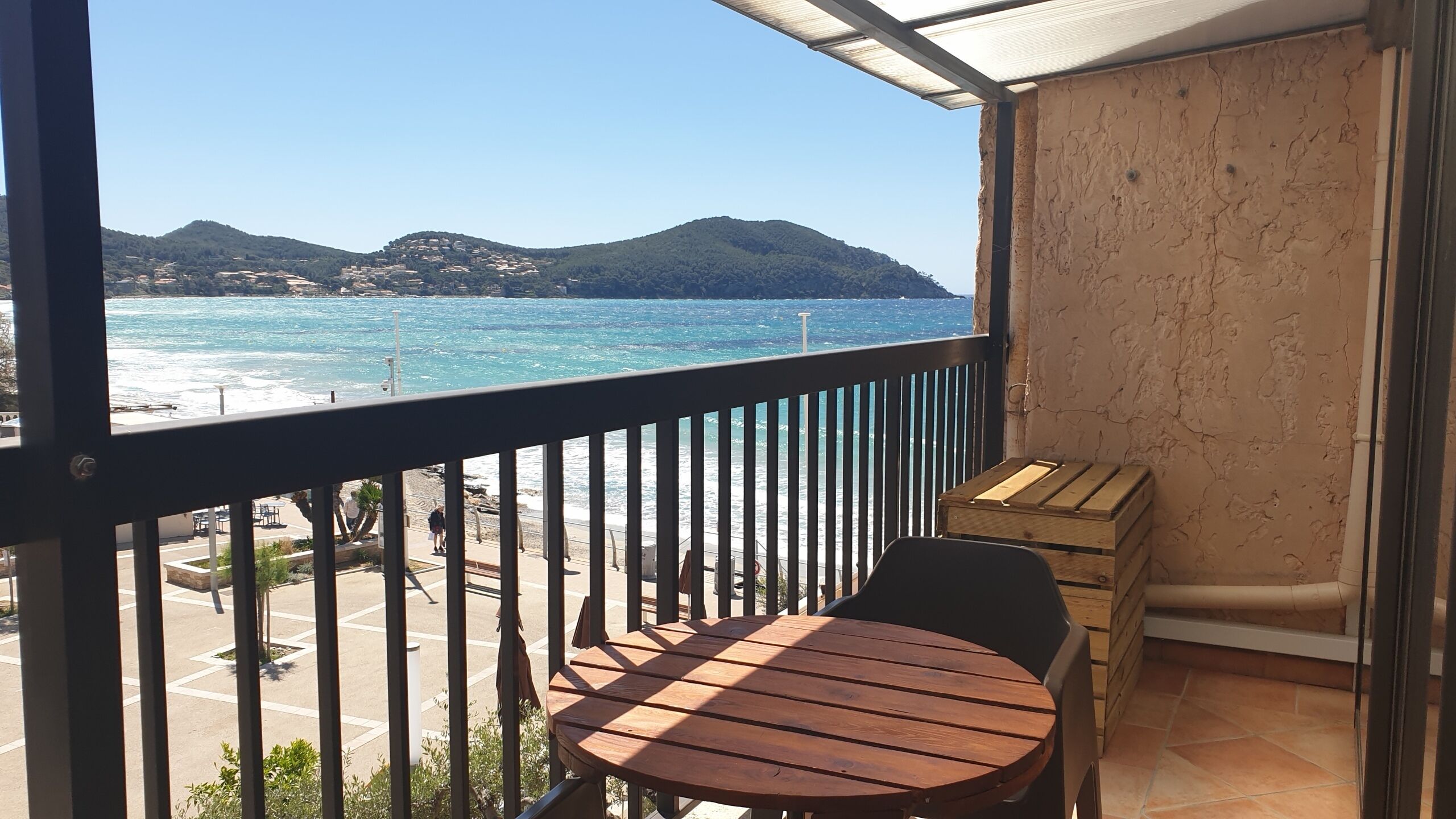 Comfort-Suite, mit Bad | Blick vom Balkon
