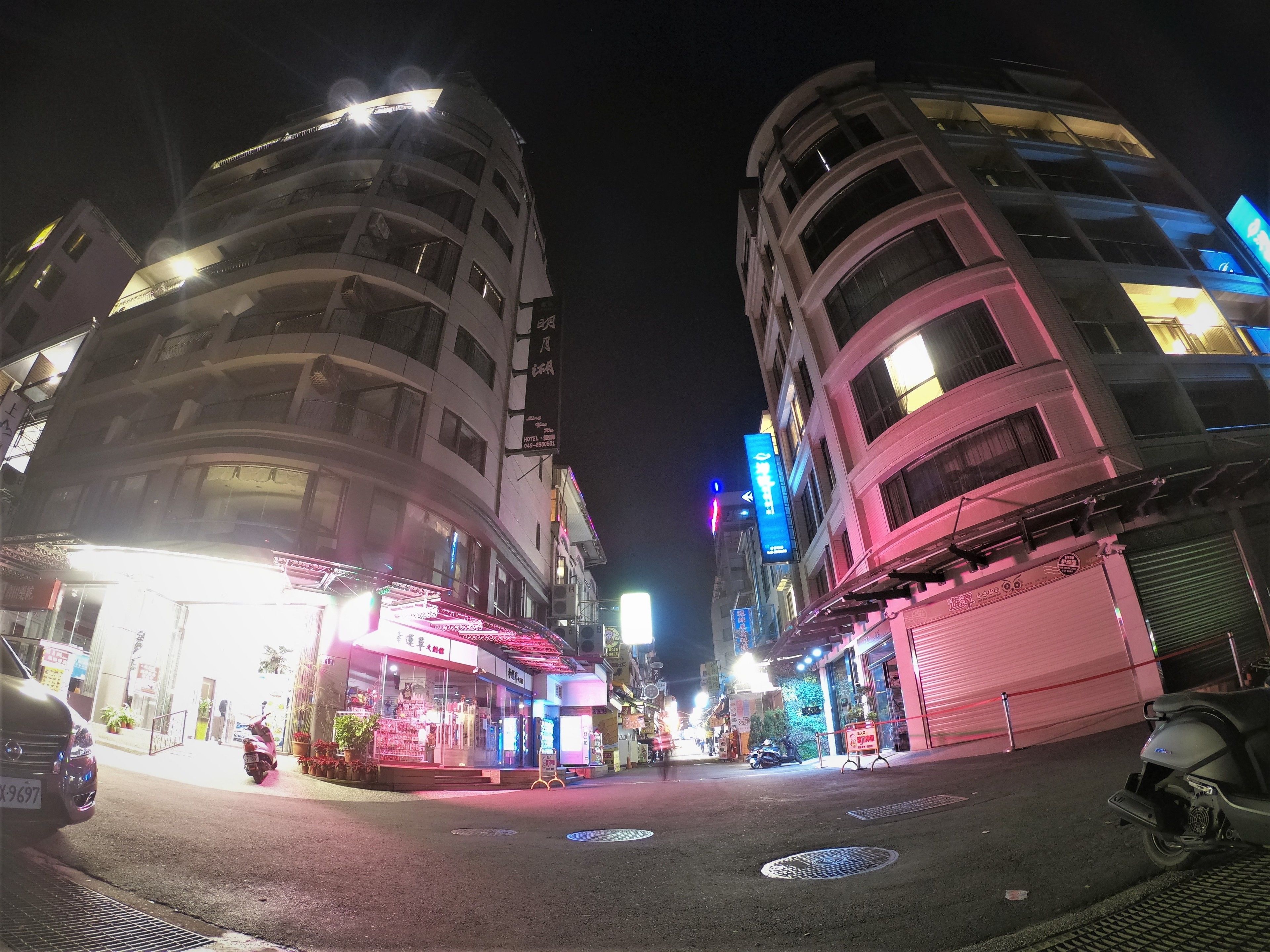 front of property – evening/night